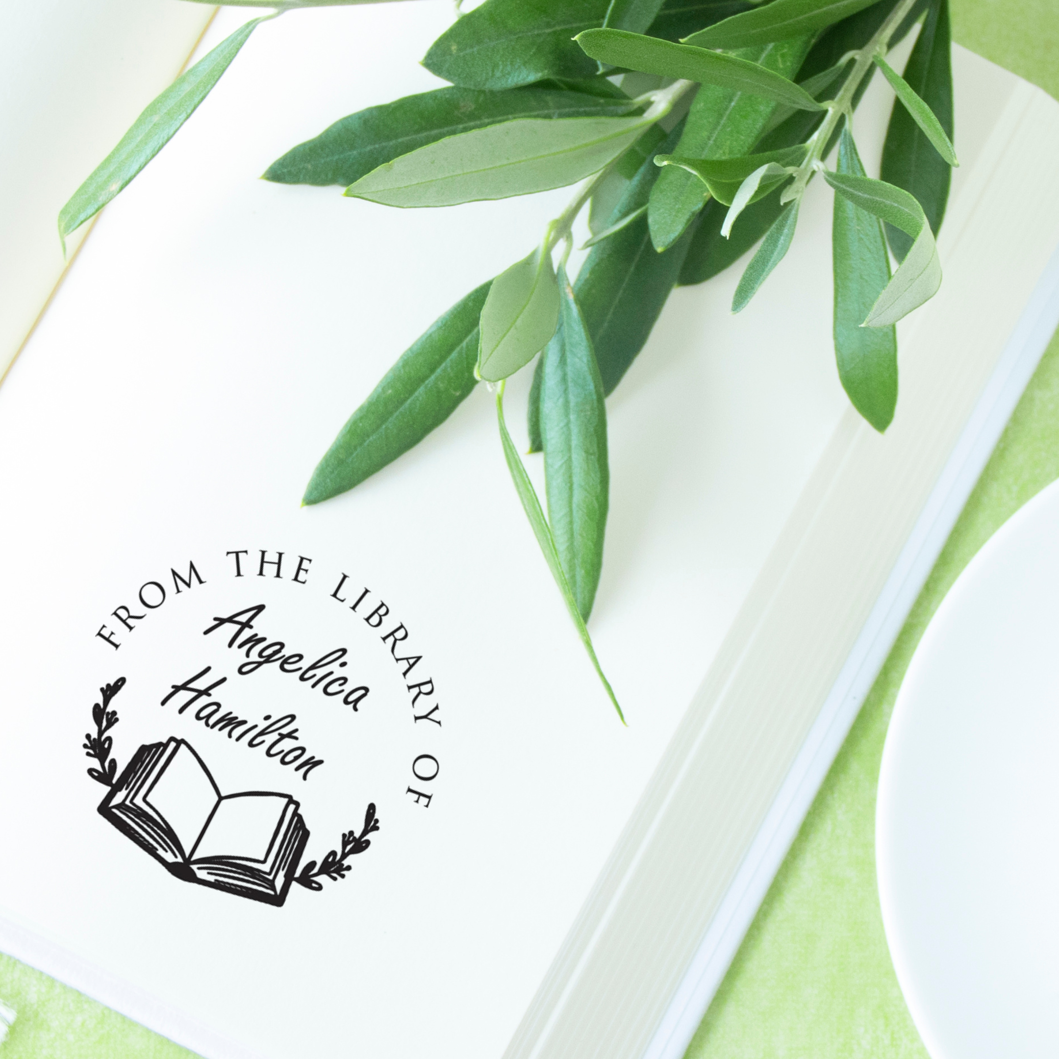 MS411 From the Library of Stamp Image